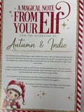 Elf Arrival Certificates, Arrival Letter and Goodbye Letter