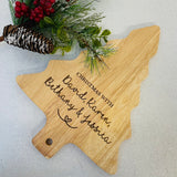 Christmas Tree Serving Board