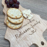 Christmas Tree Serving Board