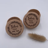 Personalised Wooden First Tooth & First Hair Cut Keepsake Box
