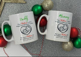 Parents to be Christmas Mugs