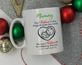 Parents to be Christmas Mugs