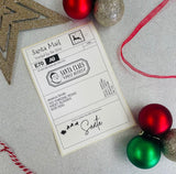 Personalised Santa Mail Postage Label
