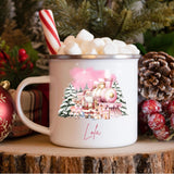 Personalised Christmas Mug with Train Image