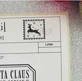 Personalised Santa Mail Postage Label