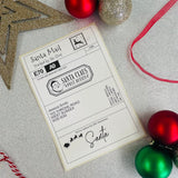 Personalised Santa Mail Postage Label