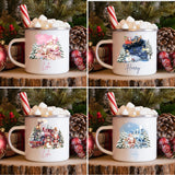 Personalised Christmas Mug with Train Image