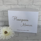 Personalised Honeymoon Memories Keepsake Box