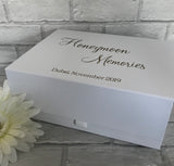 Personalised Honeymoon Memories Keepsake Box