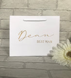 Personalised Groomsman Gift Bags