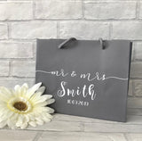 Personalised Mr & Mrs Wedding Gift Bag
