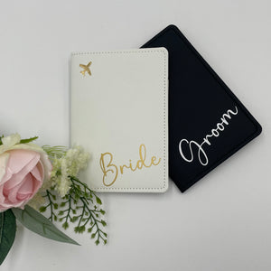 Bride & Groom Passport Covers