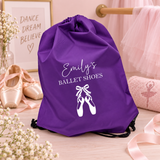 Personalised Ballet Shoes Bag