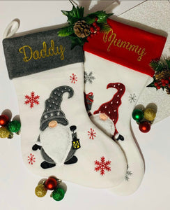 Personalised Christmas Gonk Stocking