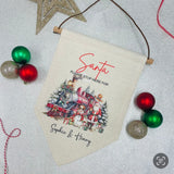 Personalised Santa stop here sign