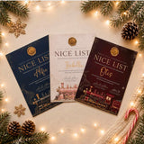 A4 Personalised Nice List Certificates