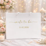 Wife To Be Gift Bag with Wedding Date