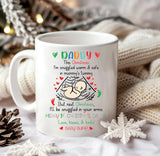 Parents to be Christmas Mugs, mum to be Christmas gift, Daddy to be Christmas gift