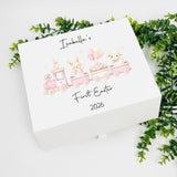 Luxury personalised First Easter Gift Box - Easter Treats Box