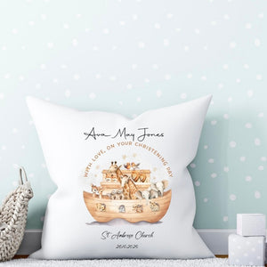 Personalised Christening & Baptism Cushion Cover
