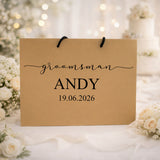 Personalised Groomsman Gift Bags