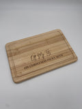 ‘Off My Tits on Christmas Picky Bits’ serving board