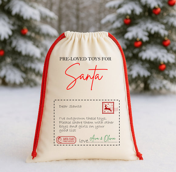 Preloved Toys Sack, Return to Santa Sack