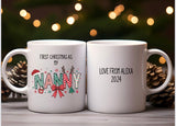 Personalised ‘First Christmas as my Nanny’ Mug