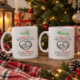 Parents to be Christmas Mugs
