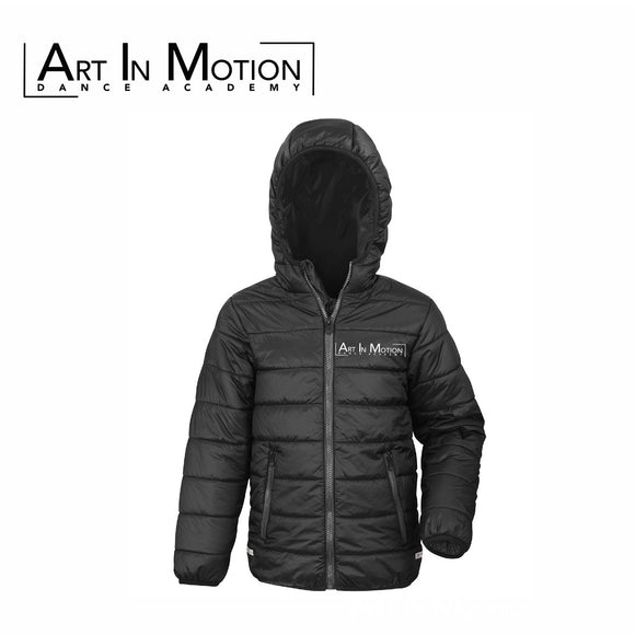 AIM Kids Black Padded Jacket (R233J)