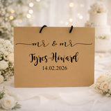 Personalised Mr & Mr Wedding Gift Bag