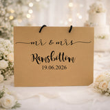 Personalised Mr & Mrs Wedding Gift Bag