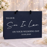 To My / Our Son In Law Gift Bag With Wedding Date