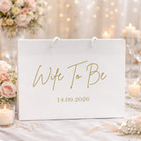 Wife To Be Gift Bag with Wedding Date