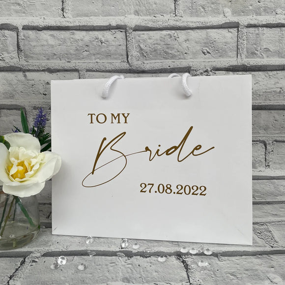 Bride top gift bag