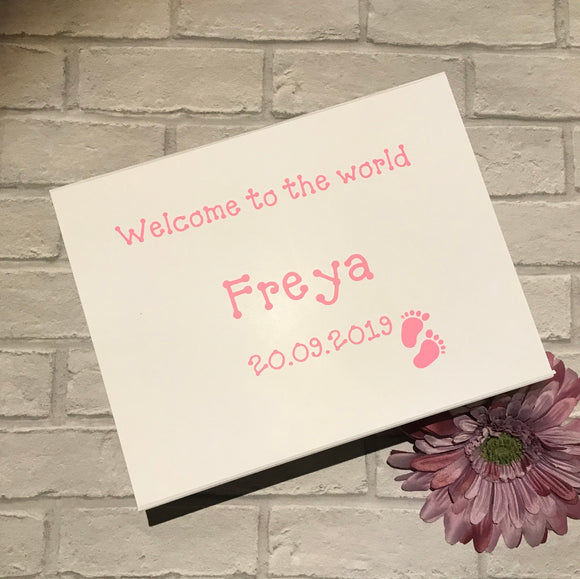Welcome to the World Personalised Gift Box