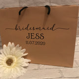 Personalised Bridal Party Gift Bag