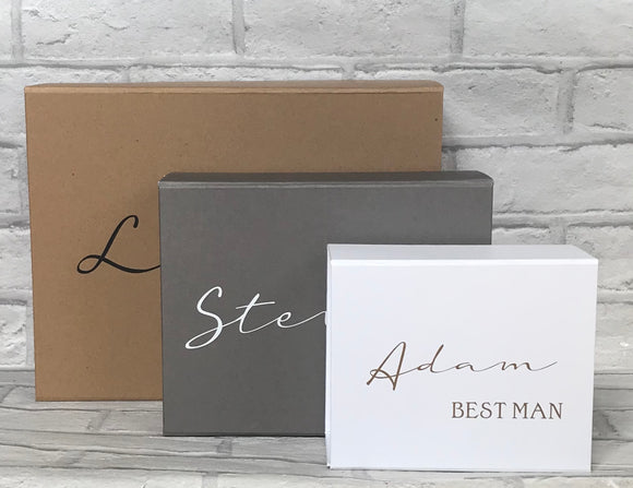 Personalised Groomsman Gift Boxes