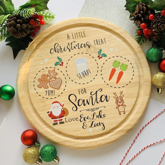 Personalised Christmas Eve Santa Treat Board