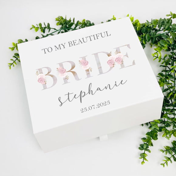 Personalised To My Bride Gift Box