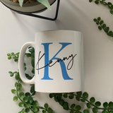 Personalised Letter & Name Mug